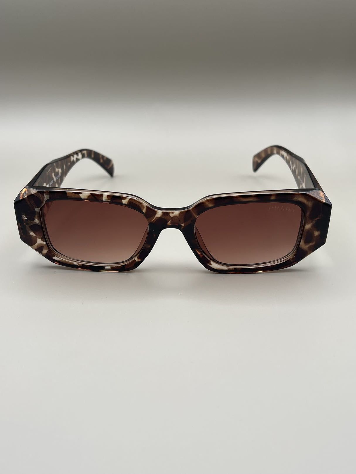 Luxury Rectangle Sunglasses – Tortoise Shell Brown / Unisex